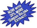 Now with 20% more gincko biloba complex